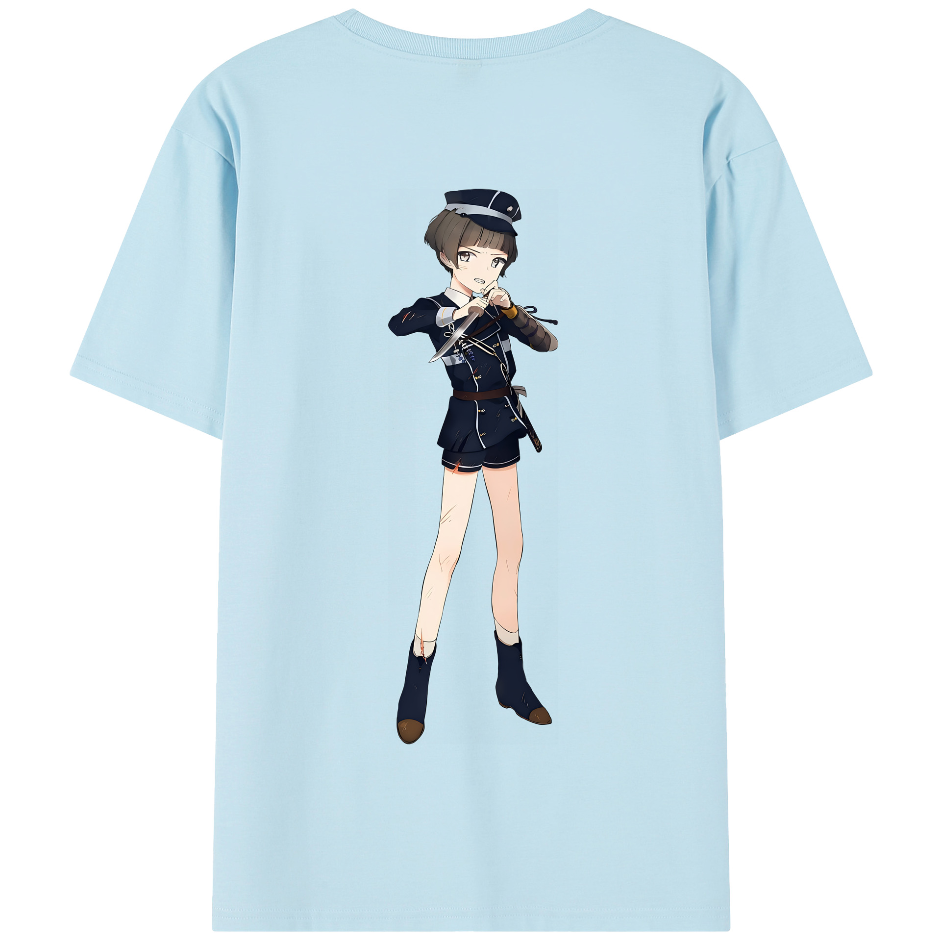 （画像用） 刀剣乱舞 Touken Ranbu 綿100％半袖Tシャツ（背面プリント）